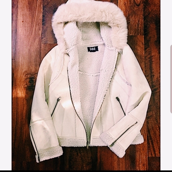 lei Jackets & Blazers - ⚡SALE LEI Sherpa hooded coat